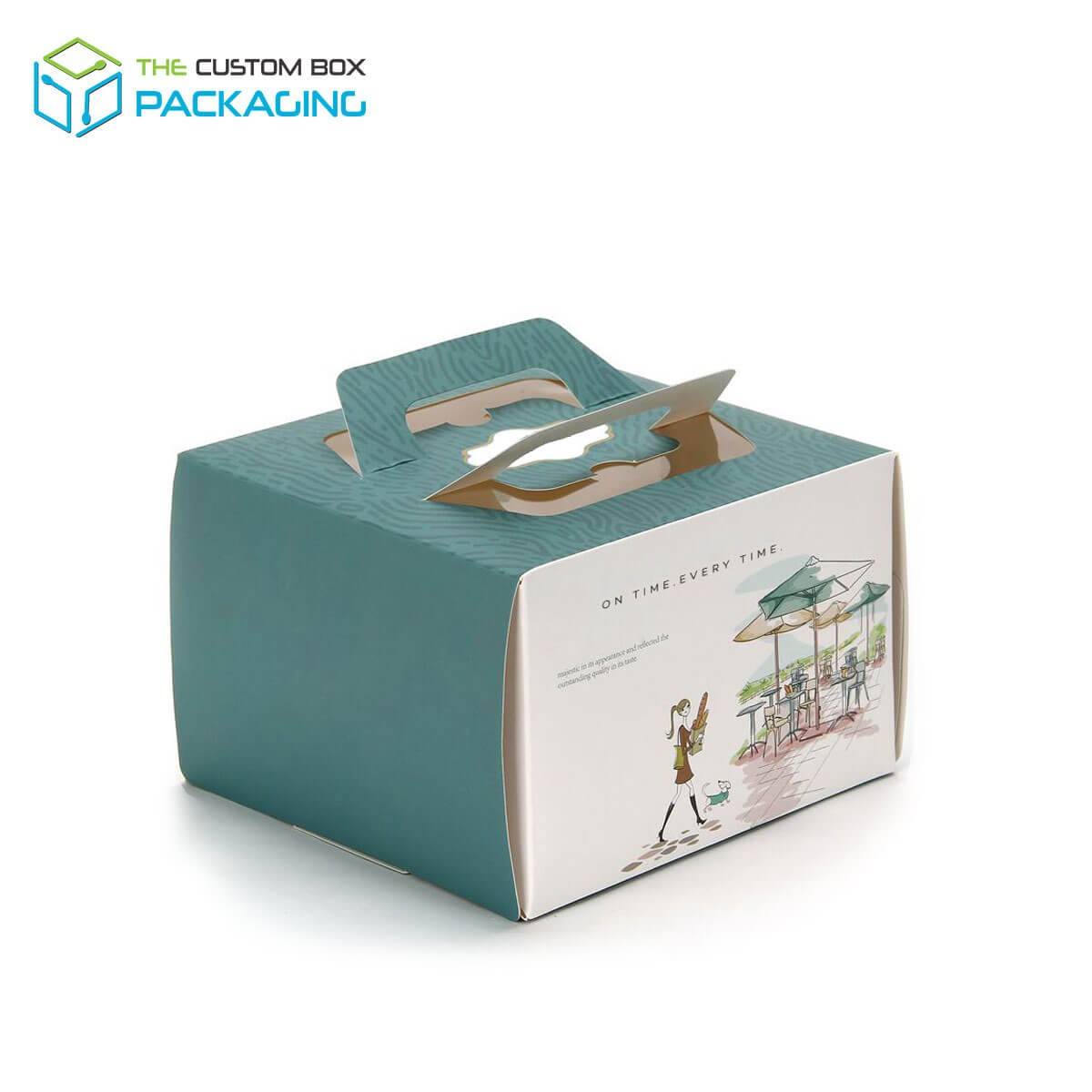 Custom Printed Biodegradable Packing Paper Packaging Box Cake Box Pack –  Fastfoodpak